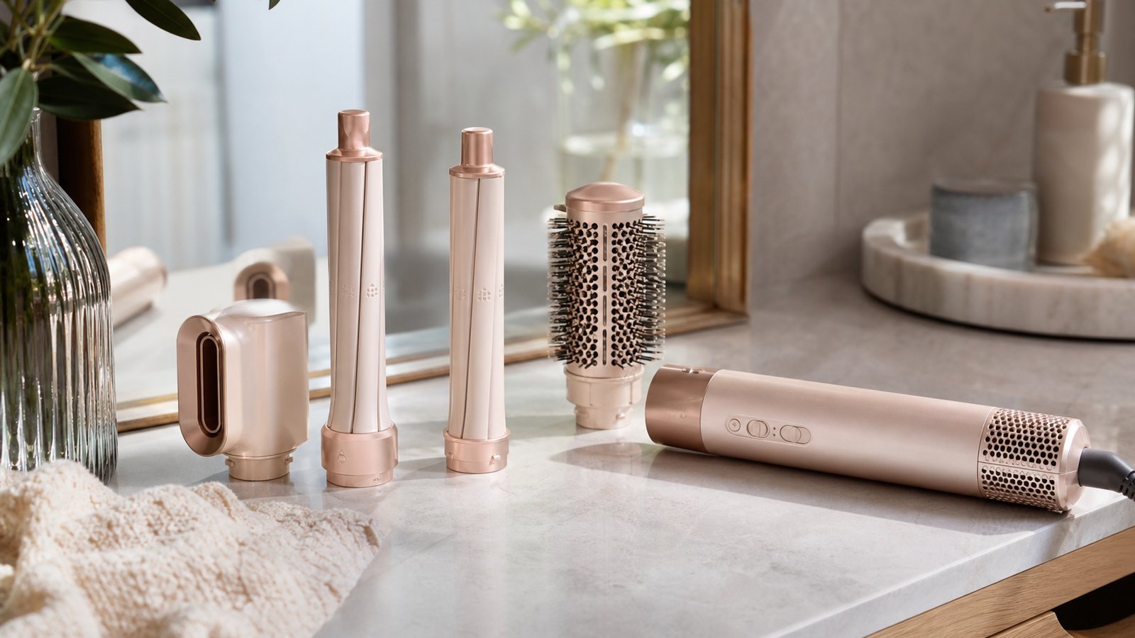 in- air styler multi-dryer in a clean UK lifestyle scene