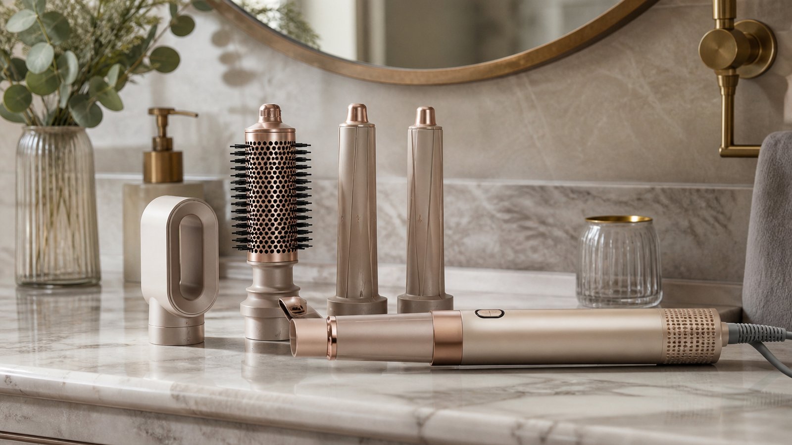 in- air styler multi-dryer in a clean UK lifestyle scene